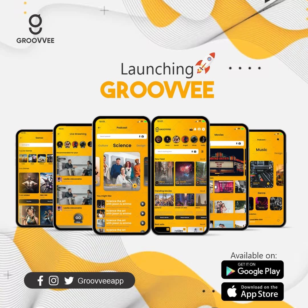 Groovvee App Launch