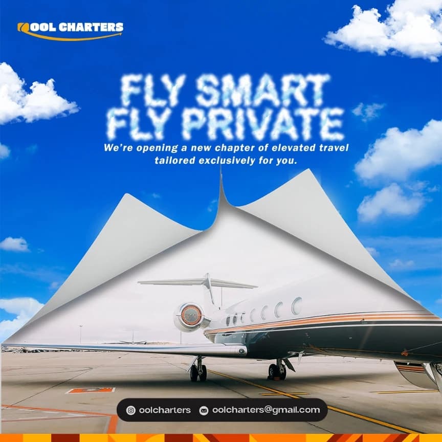 OOL Charters Posters: Fly smart fly private