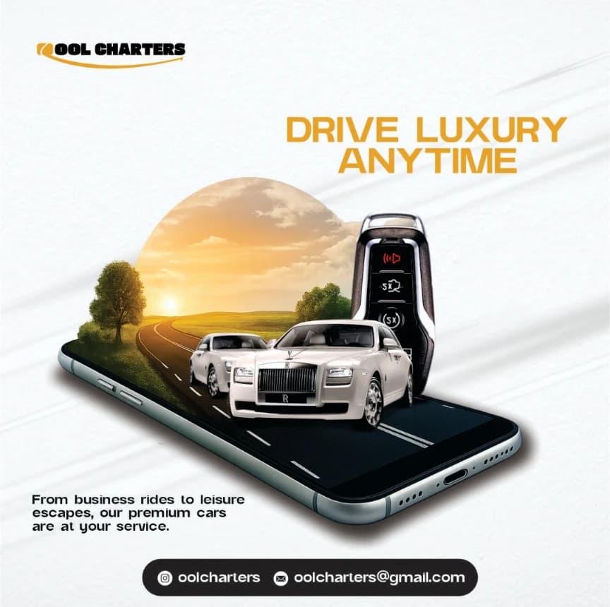 OOL Charters Posters: Drive luxury anytime